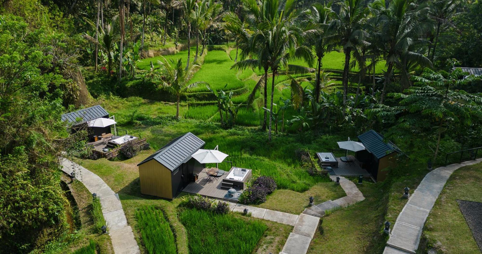 Bobocabin Ubud, Bali Eksteriør billede