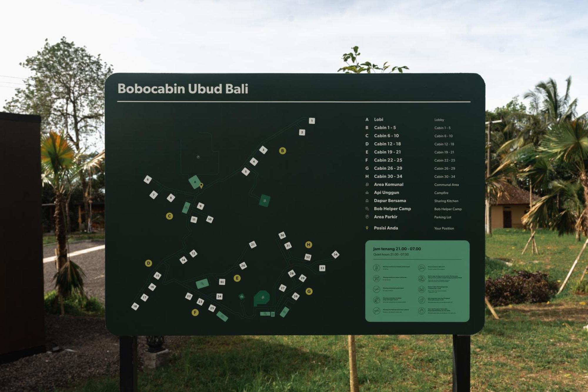 Bobocabin Ubud, Bali Eksteriør billede